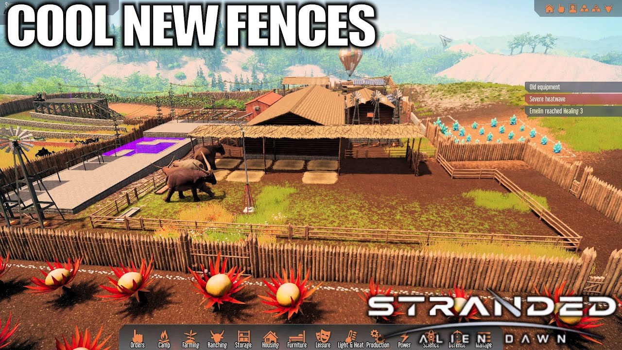 Day 9 Survival Force Field Barrier | Stranded Alien Dawn Gameplay | Part 9
