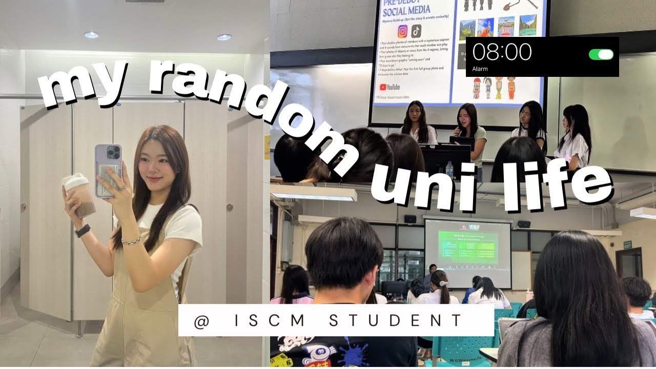 What my week looks like as an ISCM student @ Chula (projects, classes, and random life moments)