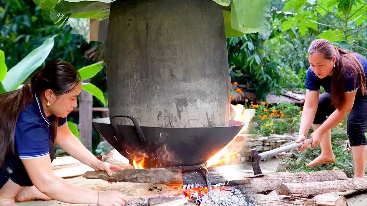 How to Make Natural Tree Wine – Full Process from Start to Finish | Ly Thi Ca