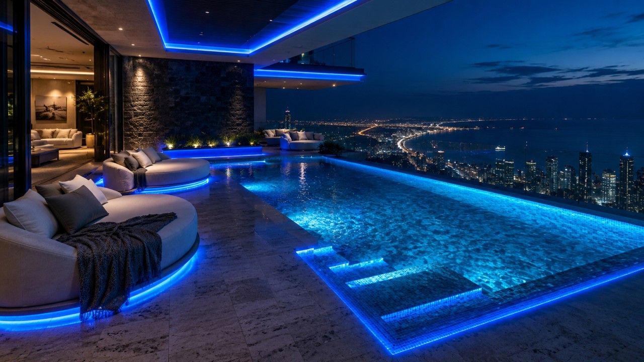 Luxury Rooftop Lounge Music 2026 | Night Chillout for Study, Focus & Relaxation