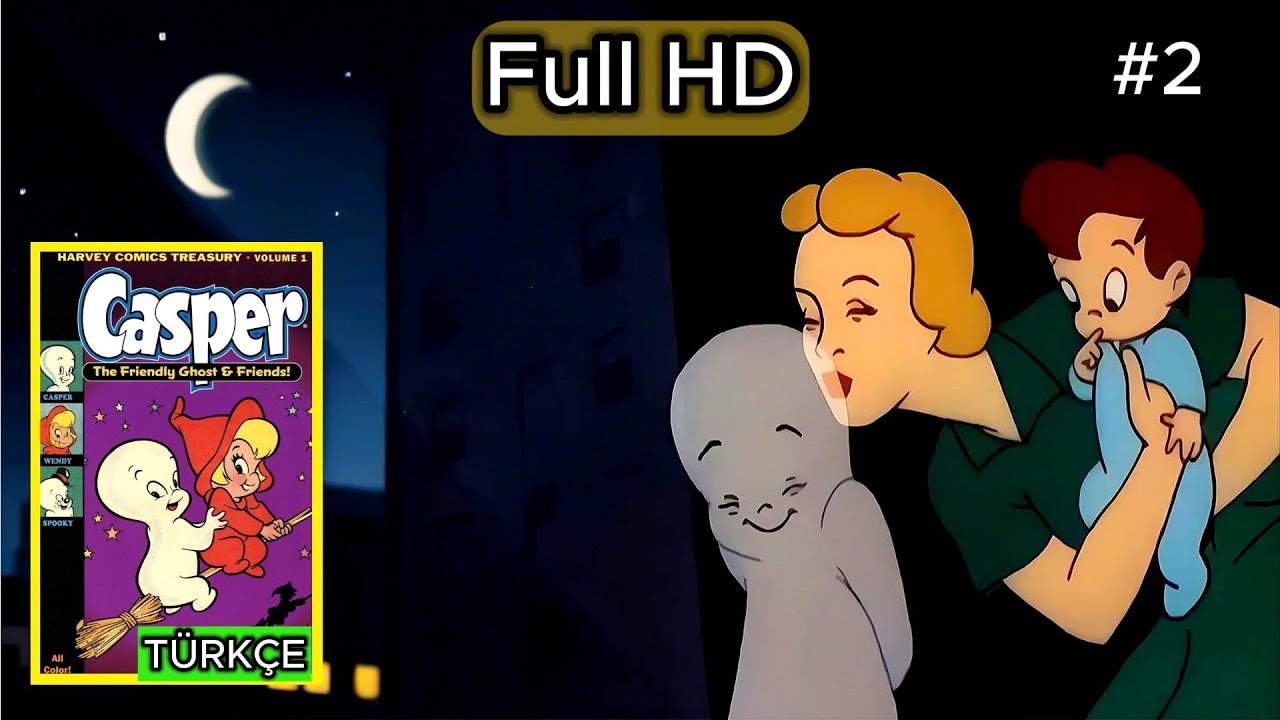 Casper Full HD CD-2 | Sevimli Hayaletin maceraları | Türkçe Çizgi Film #part2