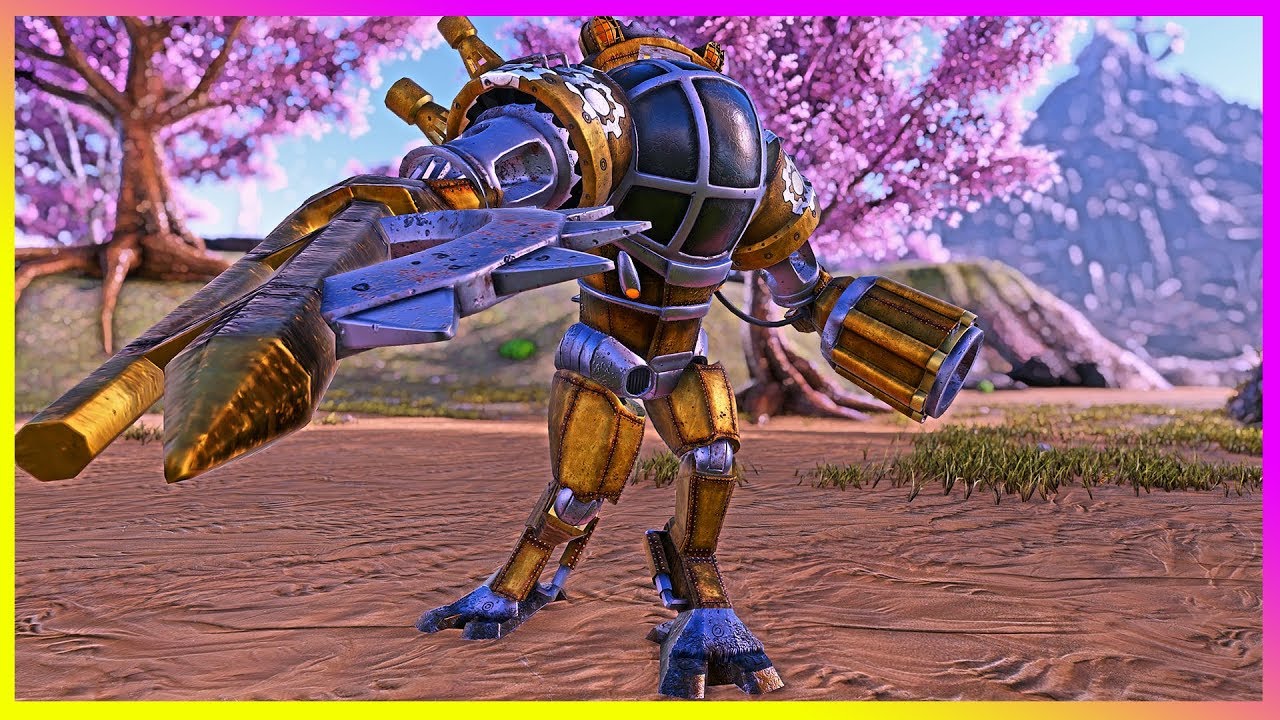 Robot Penebang Pohon & Robot Serigala - Ark Survival Evolved