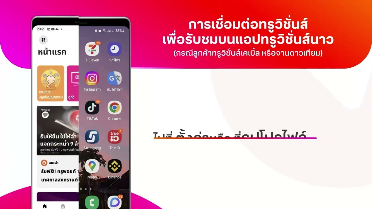 ขั้นตอนการเริ่มต้นใช้งาน แอปทรูวิชั่นส์ นาว ครั้งแรก (ลูกค้าทรูวิชั่นส์เคเบิ้ล หรือ จานดาวเทียม)