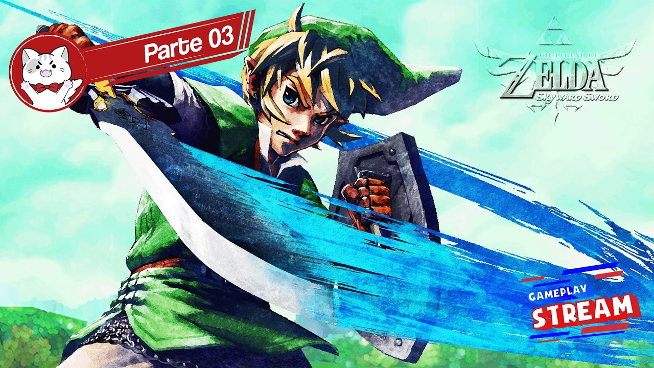 Zelda Skyward Sword - Gameplay Cap 03 - El templo de la región de Eldin