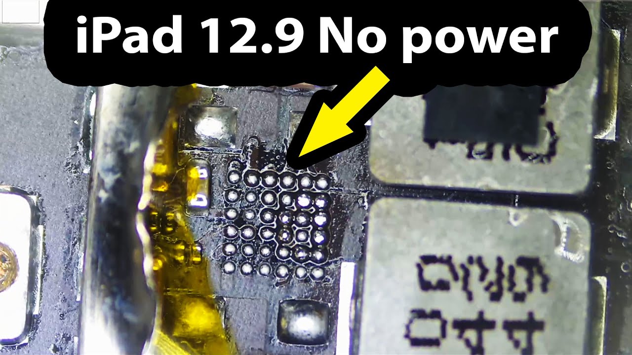 iPad pro 12.9 No power - Charging at 0.5A. What is causing short circuit?