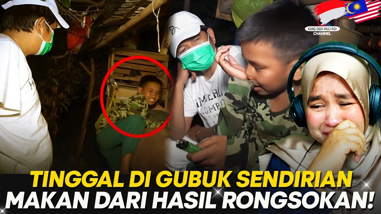 REAKSI 🇲🇾 : KDM MENANGIS! Anak 10 Tahun ini Hidup Sebatang Kara Tinggal Sendiri di Semak Belukar!