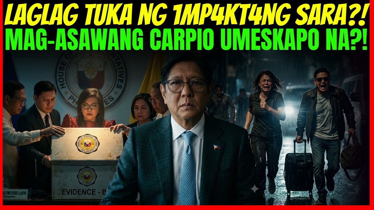 omg grabe‼️sara at mans carpio umeskapo na paibang bansa⁉️