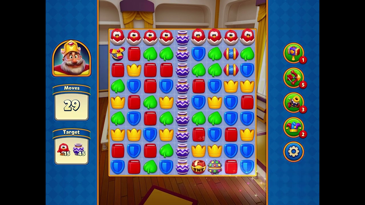 Royal match | levels 121 - 130 | 1 king nightmare