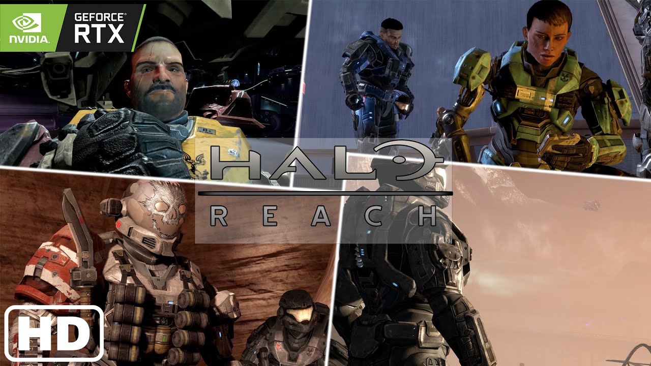 Все смерти команды &laquo;Нобл&raquo; | Сцены Halo: Reach | 4K 60 кадров в секунду