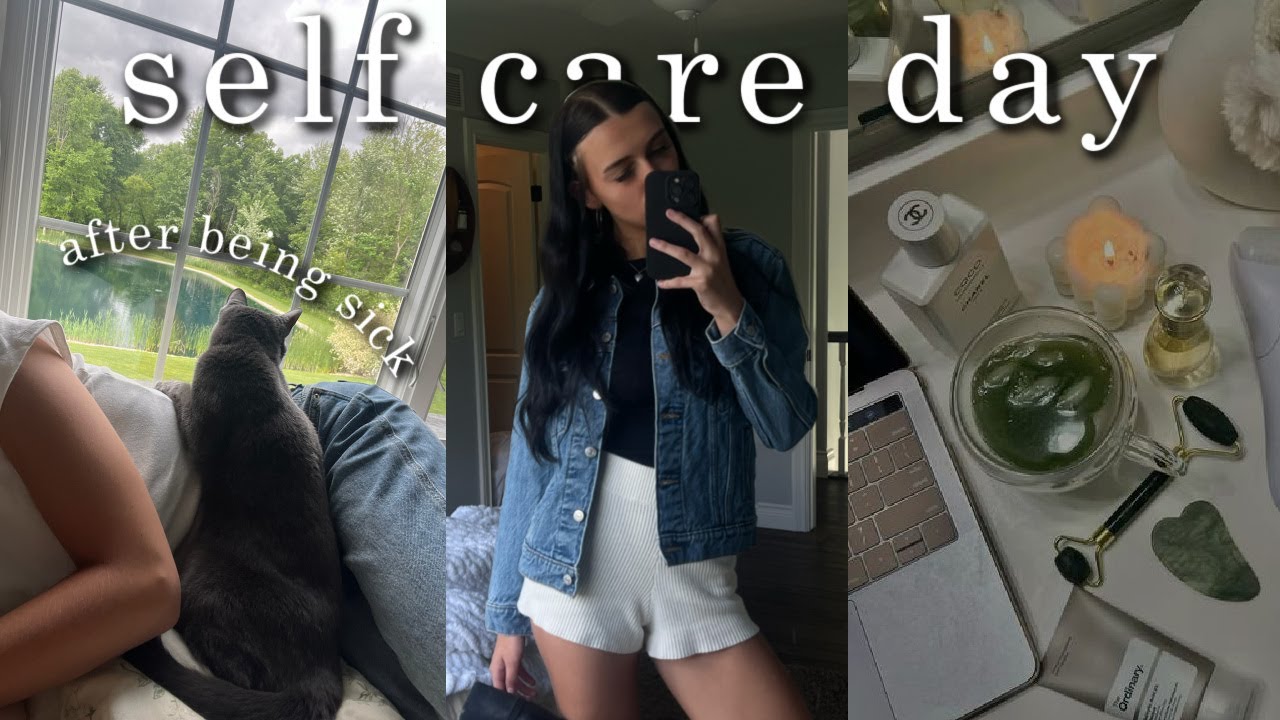 resetting my life after being sick | self-care + deep clean