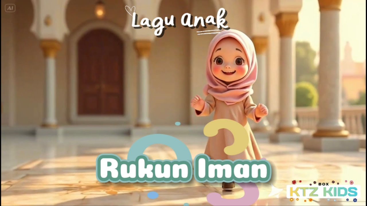 🎶 Rukun Iman | Lagu Anak Islami Animasi 3D Ceria