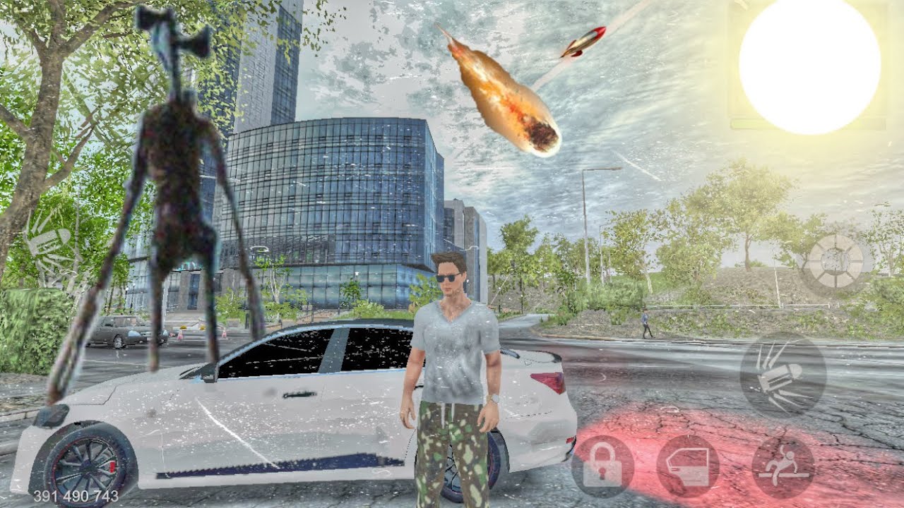 Сиреноголовый в MadOut 2