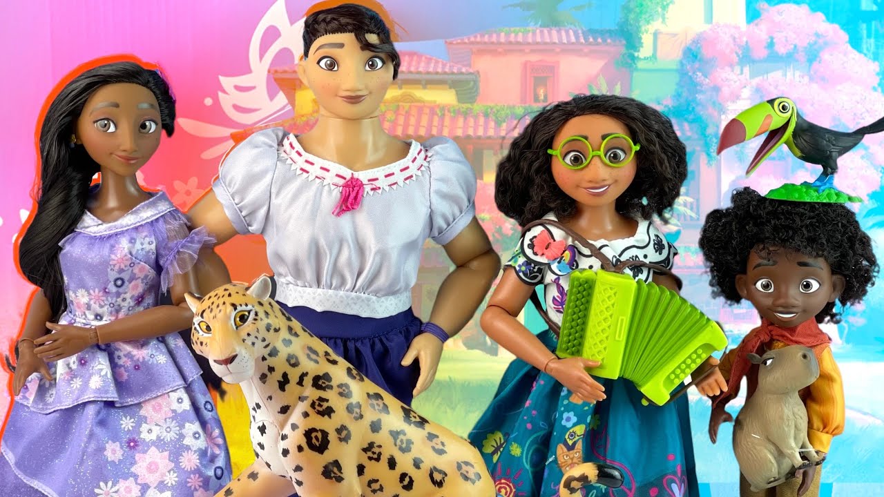 Набор кукол ENCHANTO Deluxe от Disney Store (обзор и распаковка) Мирабель, Луиза, Изабела, Антонио