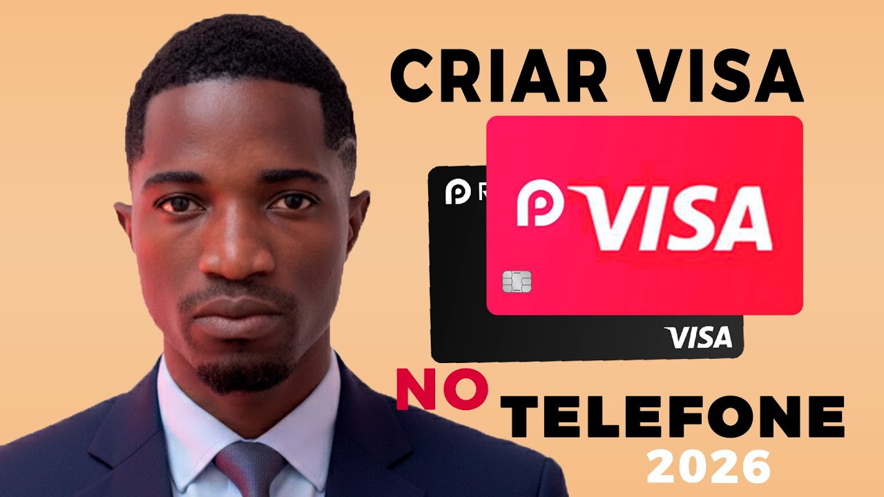 Como Criar Cart&atilde;o VISA no Telefone (PASSO A PASSO) 2026