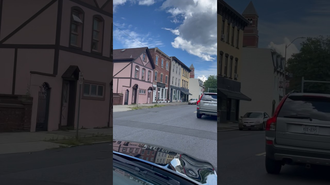 OLD DUTCH NEIGHBORHOOD KINGSTON, NY    #driving #hudsonriver #catskills