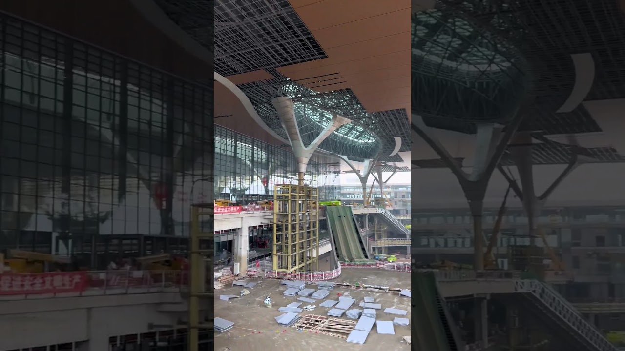 Chongqing East Railway Station under construction - This Is China  #travelchina  #chinaexperience