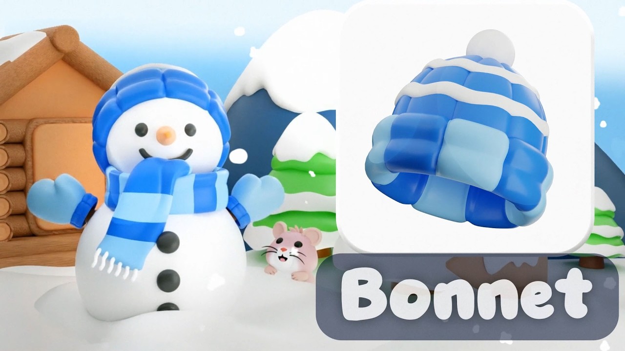 Habillons-nous pour aller jouer dans la neige ! 🧣❄️⛄ Bonnet, gants, écharpe 🎵🧤