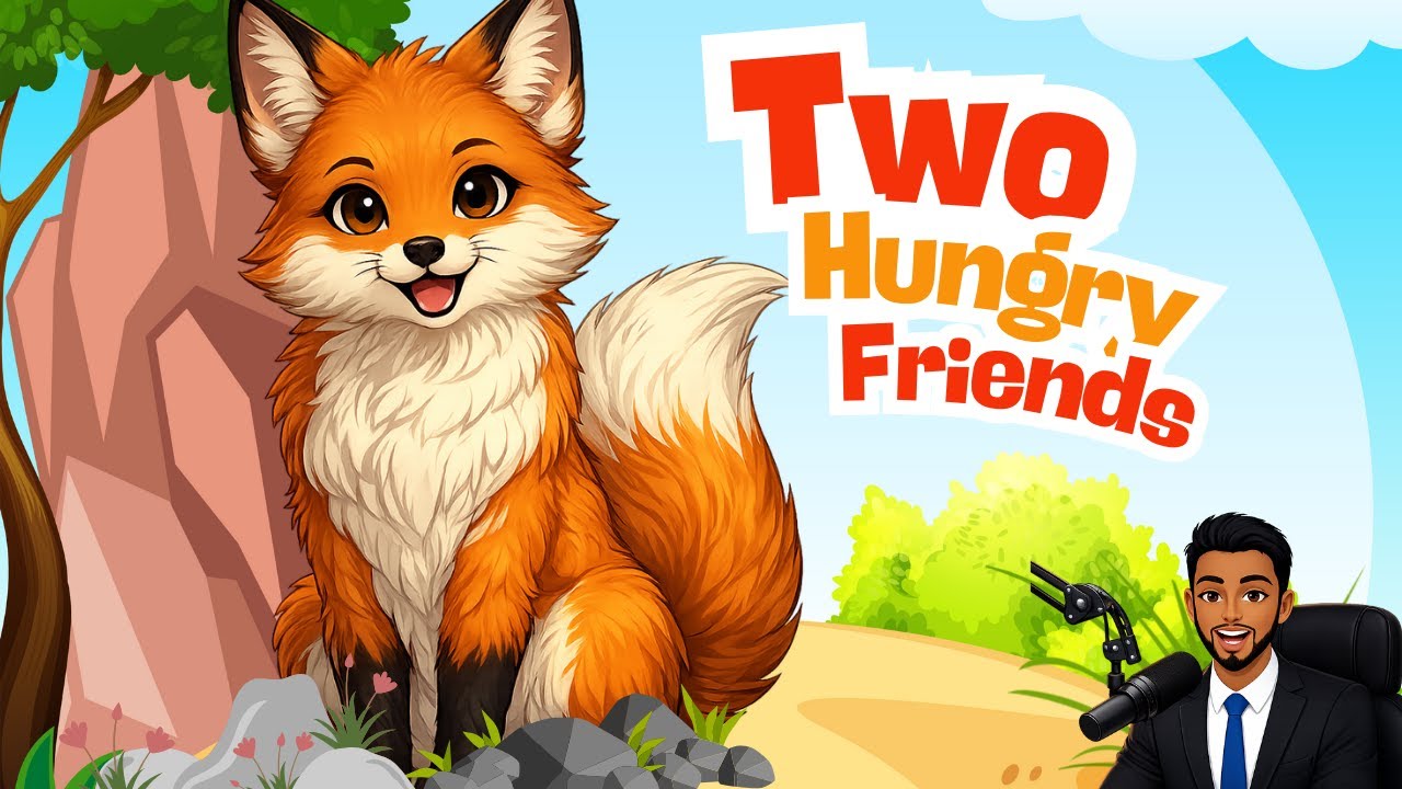 The Fox and the Jackal 🦊🐺| Two Hungry Friends Story | Short Moral Story in English