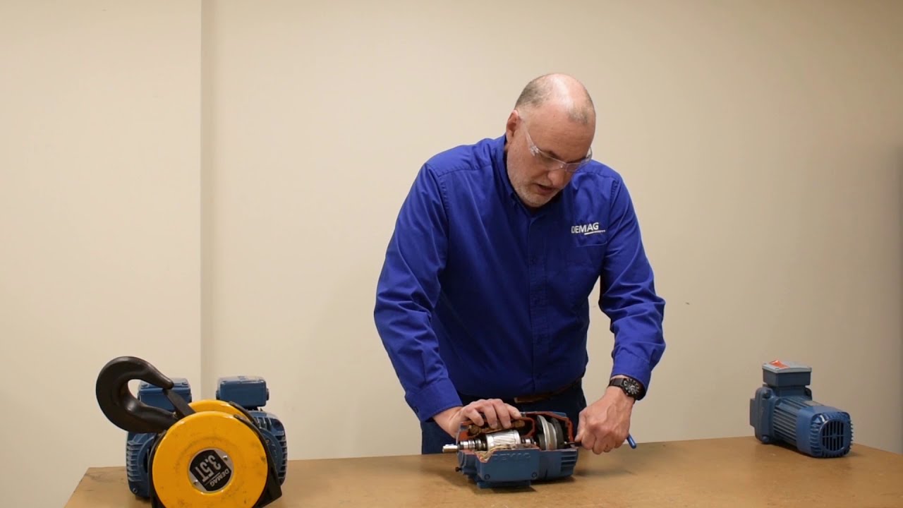 Explaining Axial Displacement/ Brake Wear on Demag Conical Rotor Motors | Demag Cranes & Components