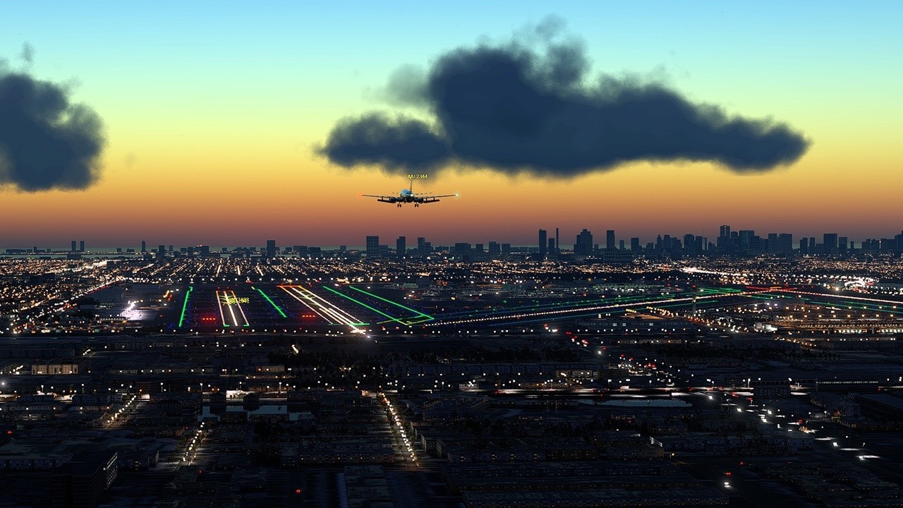 X-Plane 12: Miami Lights