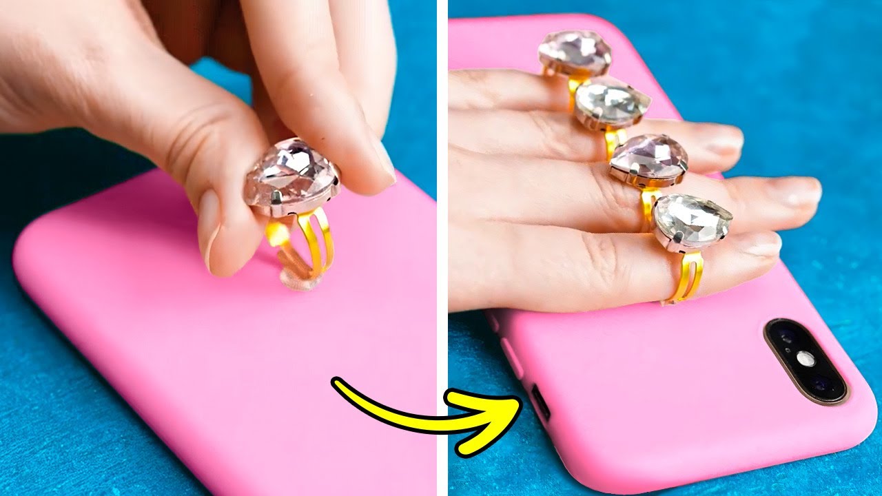 DIAMOND PHONE CASE ??? || Awesome Phone Decor Ideas With Clay, Resin, 3D-Pen And Glue Gun