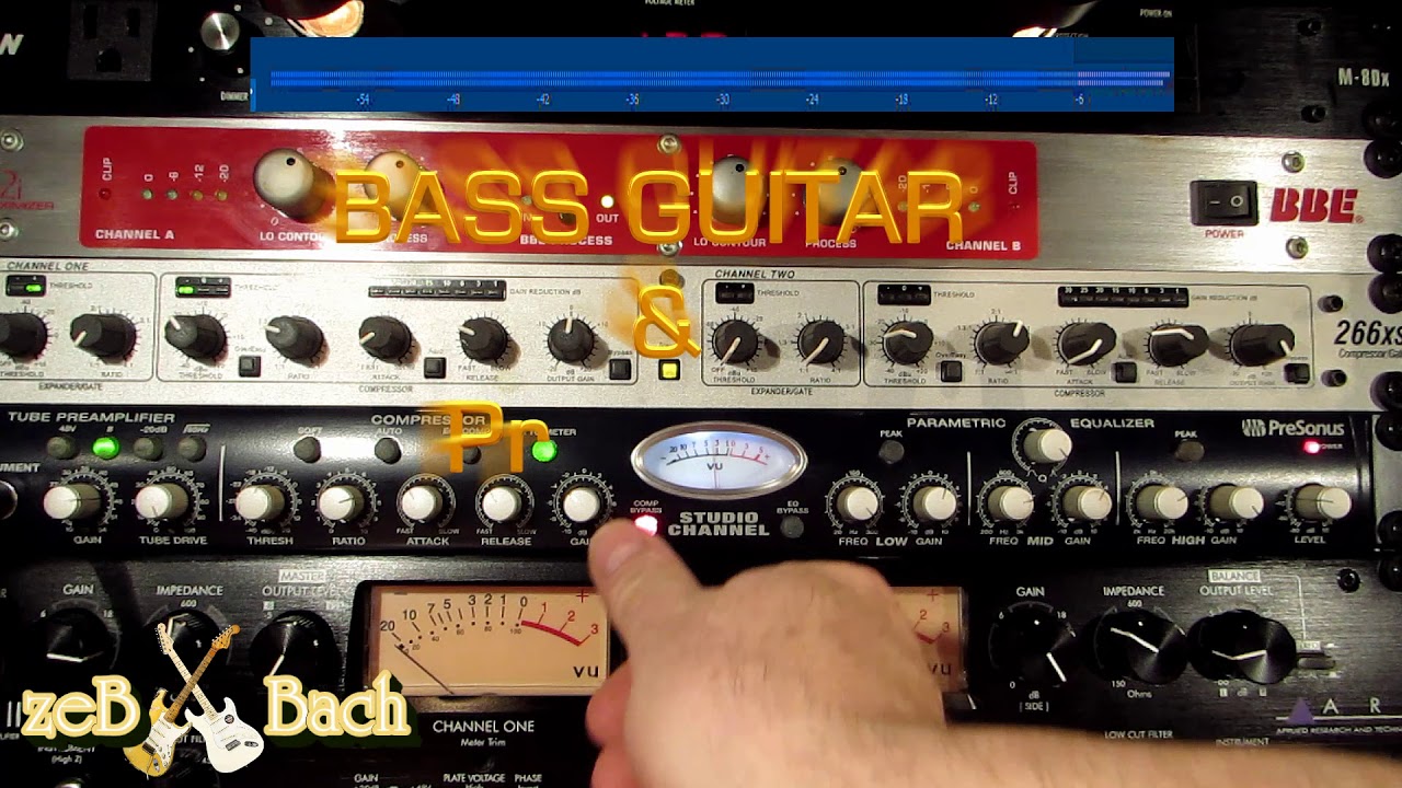 Presonus Studio Channel -Bass Guitar Demo