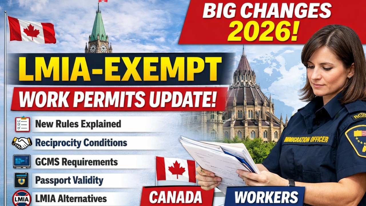 Canada LMIA-Exempt Work Permit Rules Changed @indo canadian tv  #facts #visa #canadalife #canadapr