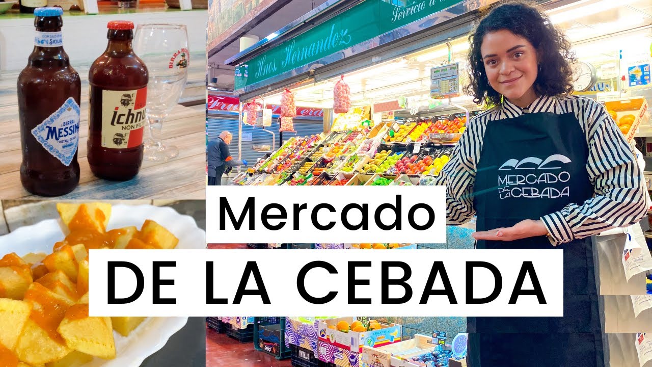 Mercado de la Cebada: un sitio centenario en el CENTRO de MADRID | Recorriendo Madrid