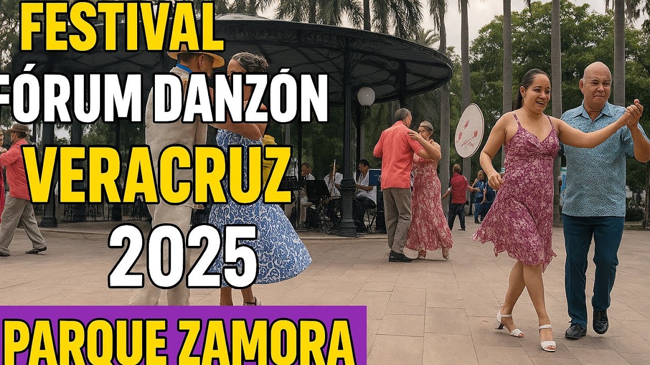 Espectacular Clausura Fórum Danzón Veracruz 2025 | Danzonera Alma de Veracruz en Parque Zamora