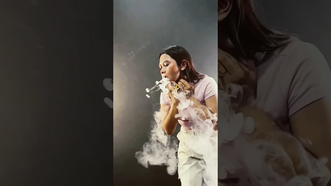 Vape Smoke rings || Triple vape ring #vapelove #smoker #youtubeshorts @THECHAINSMOKERS #2k25