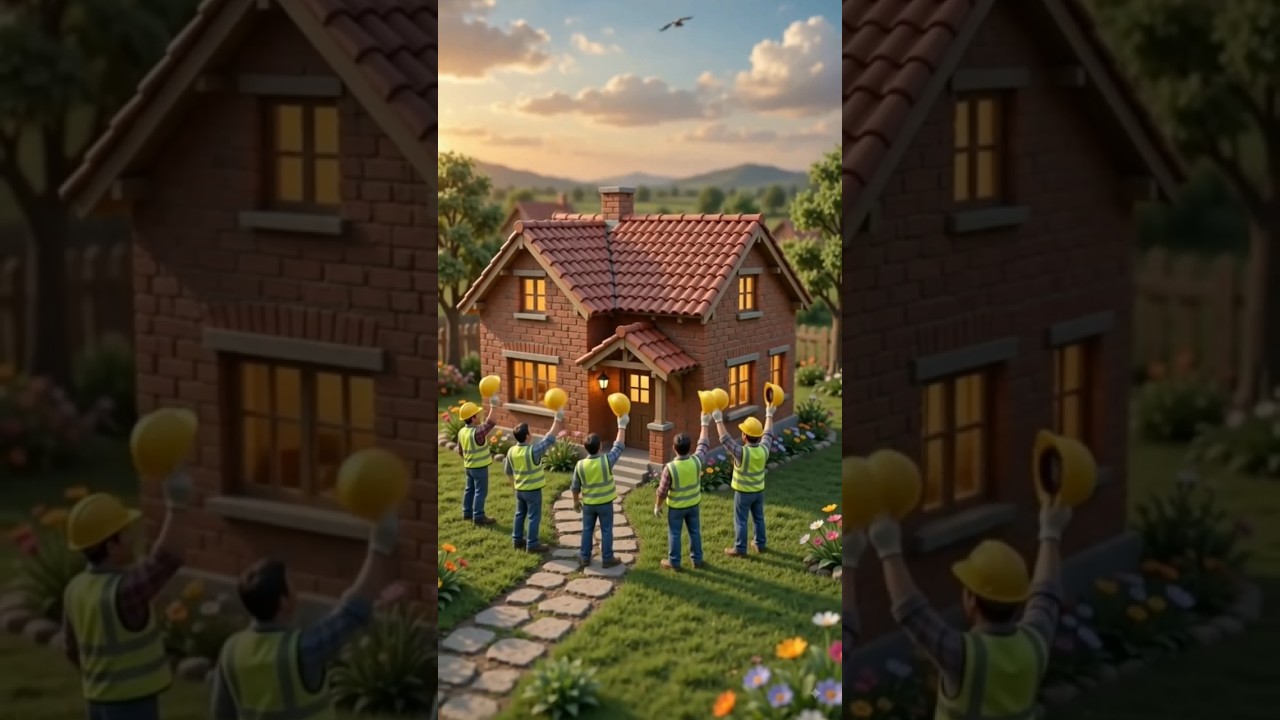 Tiny Workers Build a Dream Miniature House From Scratch! 🏠🔥 | Most Satisfying AI Construction