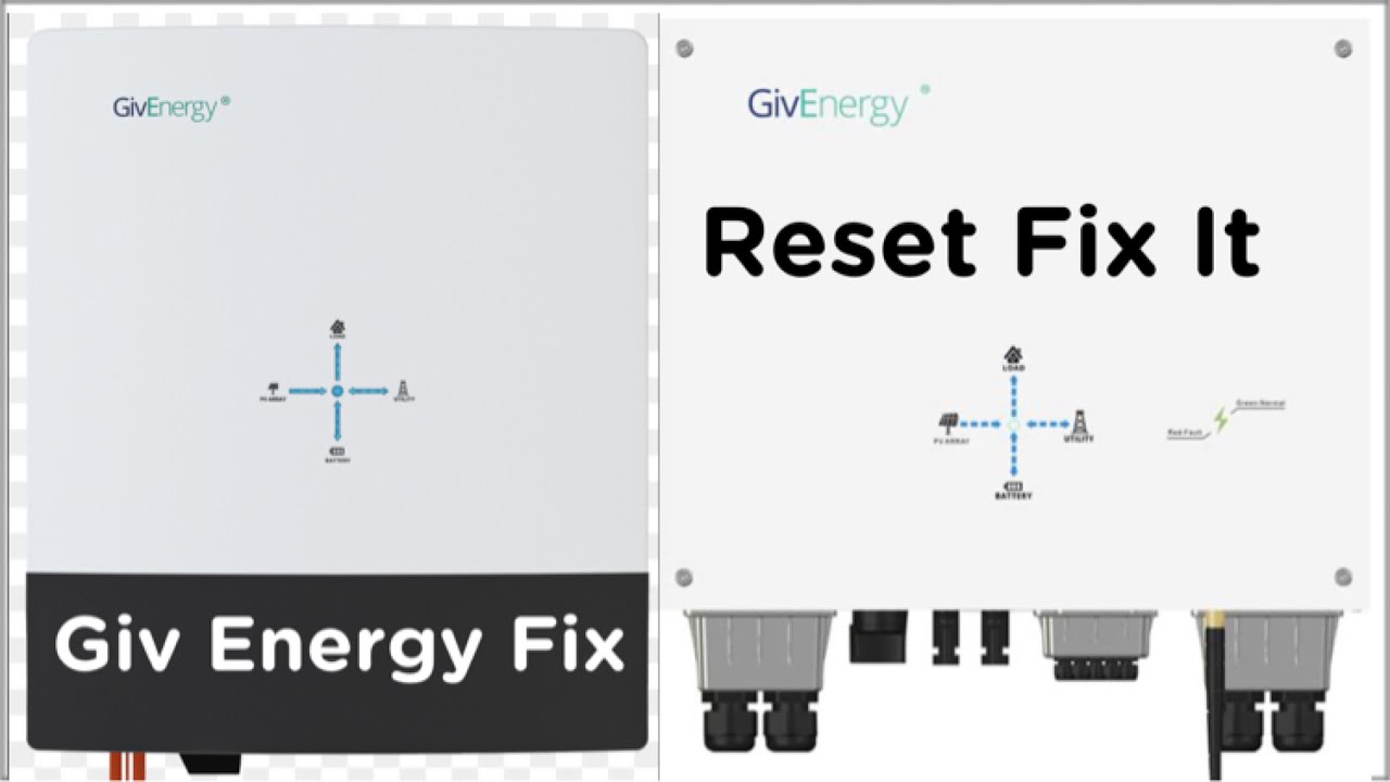 GivEnergy tick-tock, ticking reset help easy reset Giv Energy