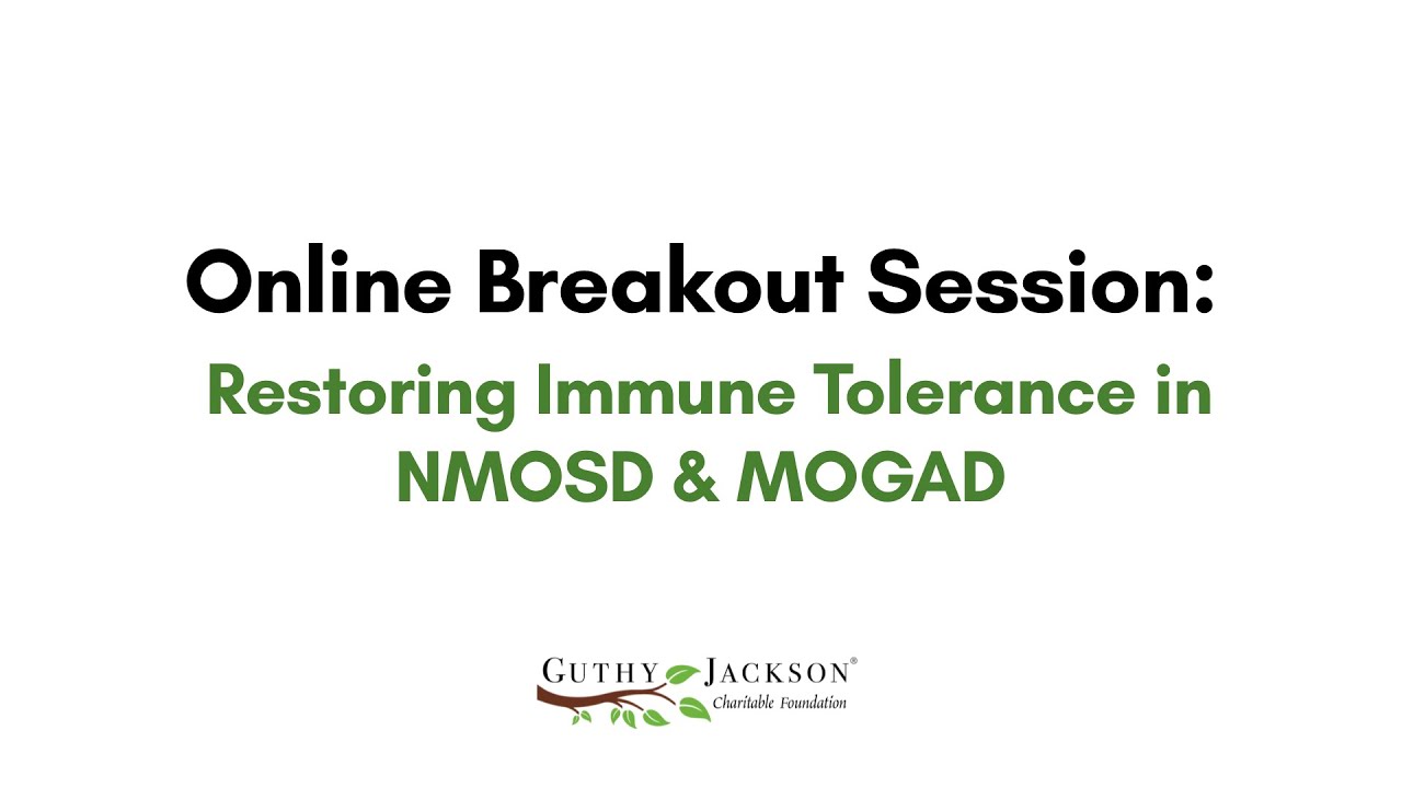 Restoring Immune Tolerance in NMOSD and MOGAD