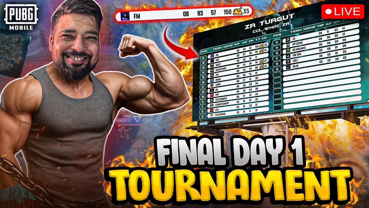 FINAL KA DAY 1 HA  AJ -TOURNAMENT 🤩🥰- FM RADIO GAMING