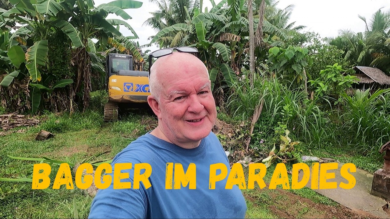 Was macht ein Bagger im Paradies..?