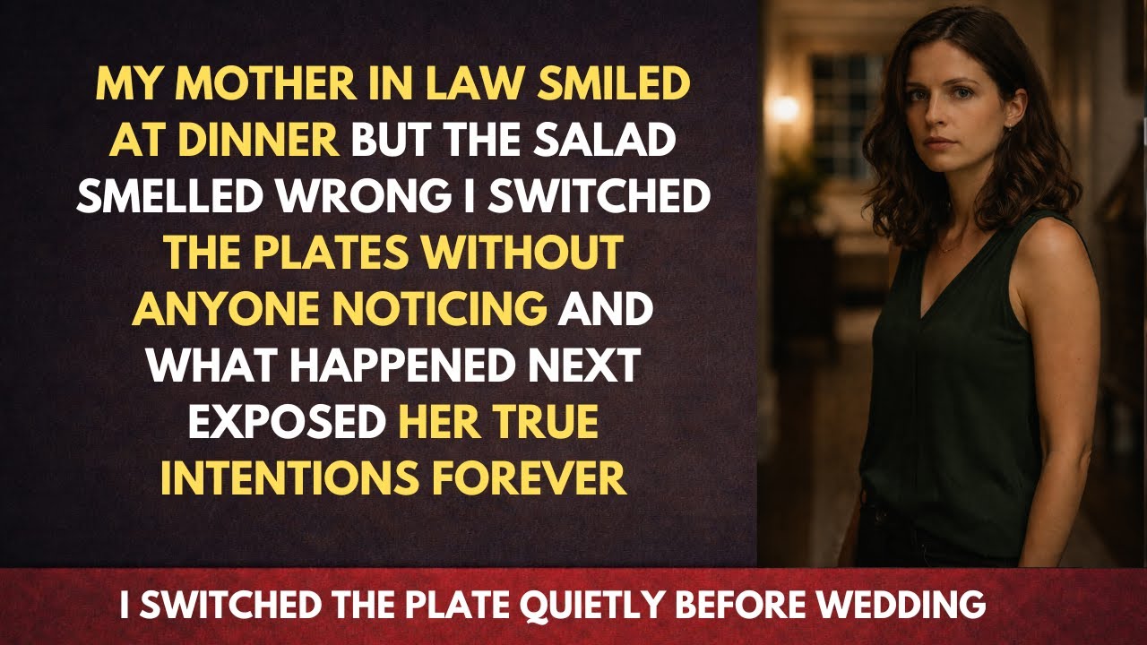 my mother-in-law served me a strange salad at dinner i switched plates and exposed her plan