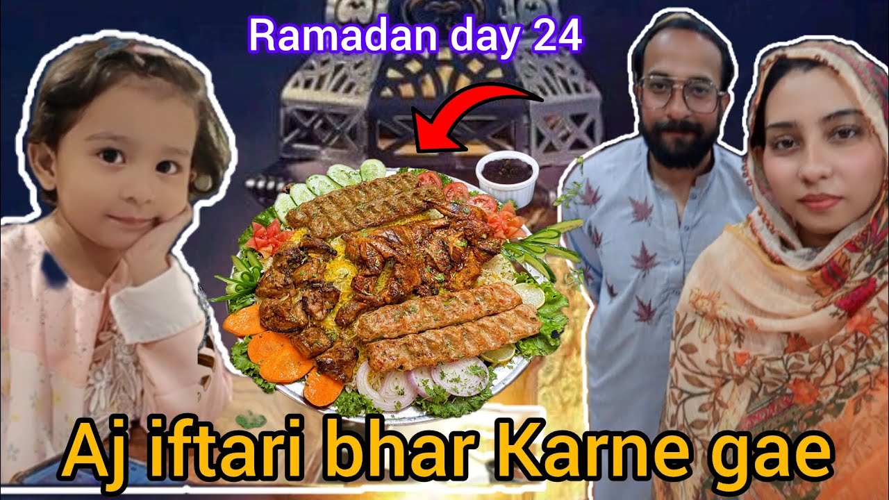 Aj iftari bhar Karne gae 🥰😋 | Ramadan day 24💫 