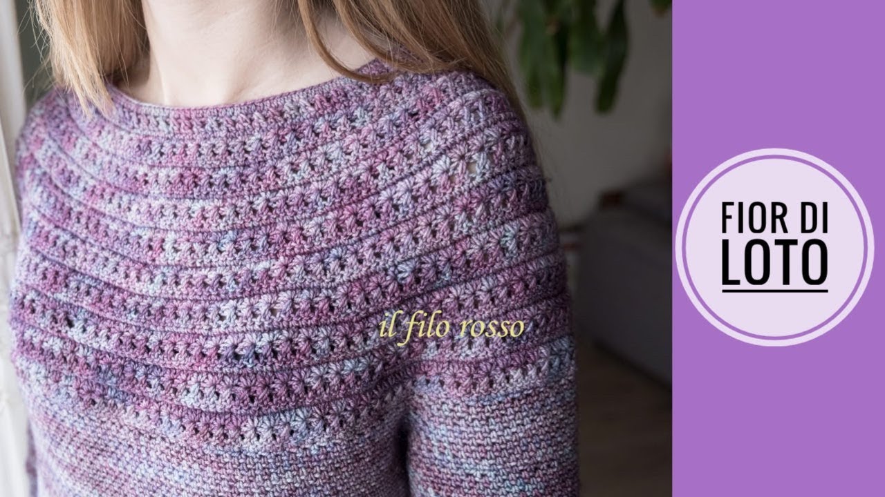 MAGLIA UNCINETTO TOP DOWN  