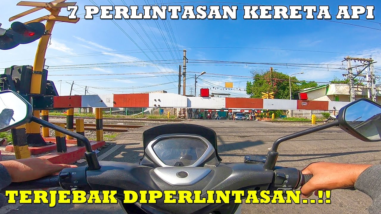 MOTORIDE Terjebak 7 Perlintasan Kereta Api Di Padatnya Jalan-Jalan Kota Metropolitan Jakarta