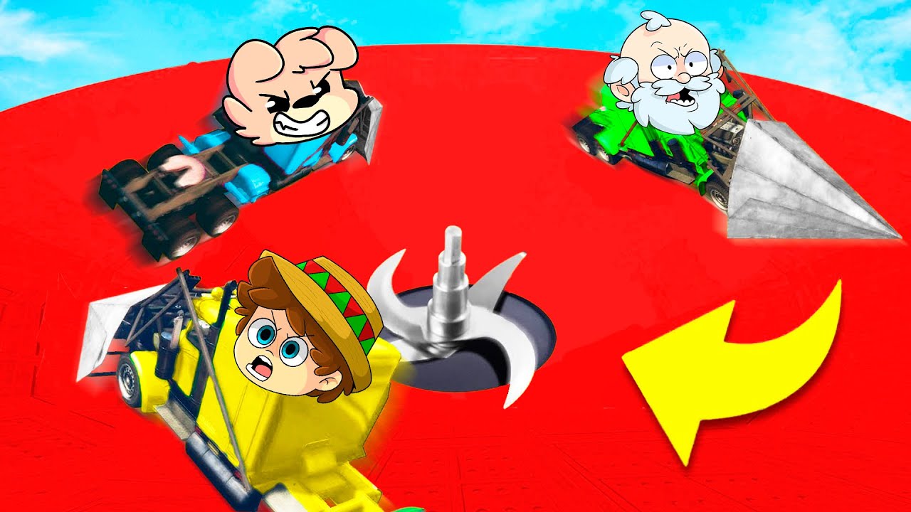 ¡SOBREVIVE a la TRITURADORA de AUTOS! 😂💥 GTA 5 con SILVIOGAMER, PANCRACIO y PERMON