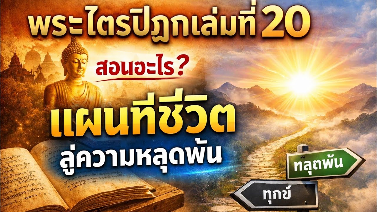 พระไตรปิฎกเล่มที่ 20 สอนอะไร | แผนที่ชีวิตสู่ความหลุดพ้น 