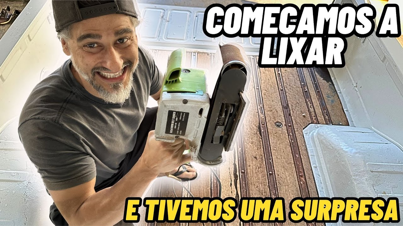 COMEÇAMOS A RESTAURAÇÁO DA CACAMBA DE MADEIRA DA CHEVROLET C20 4.1 6CC