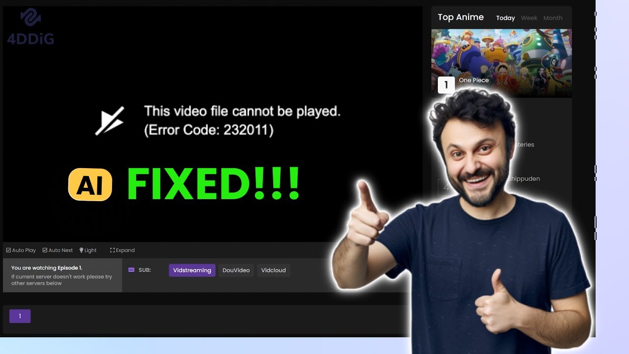 [6 Ways] How to Fix This Video File Cannot Be Played Error Code 232011