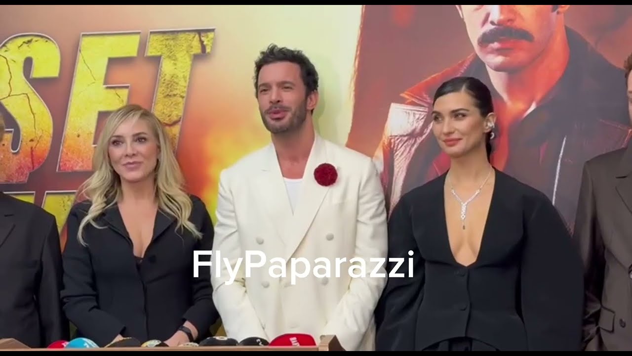 Tuba Büyüküstün ile Barış Arduç Dehşet Bey filminin galasın, ünlü oyunculardan açıklamalar
