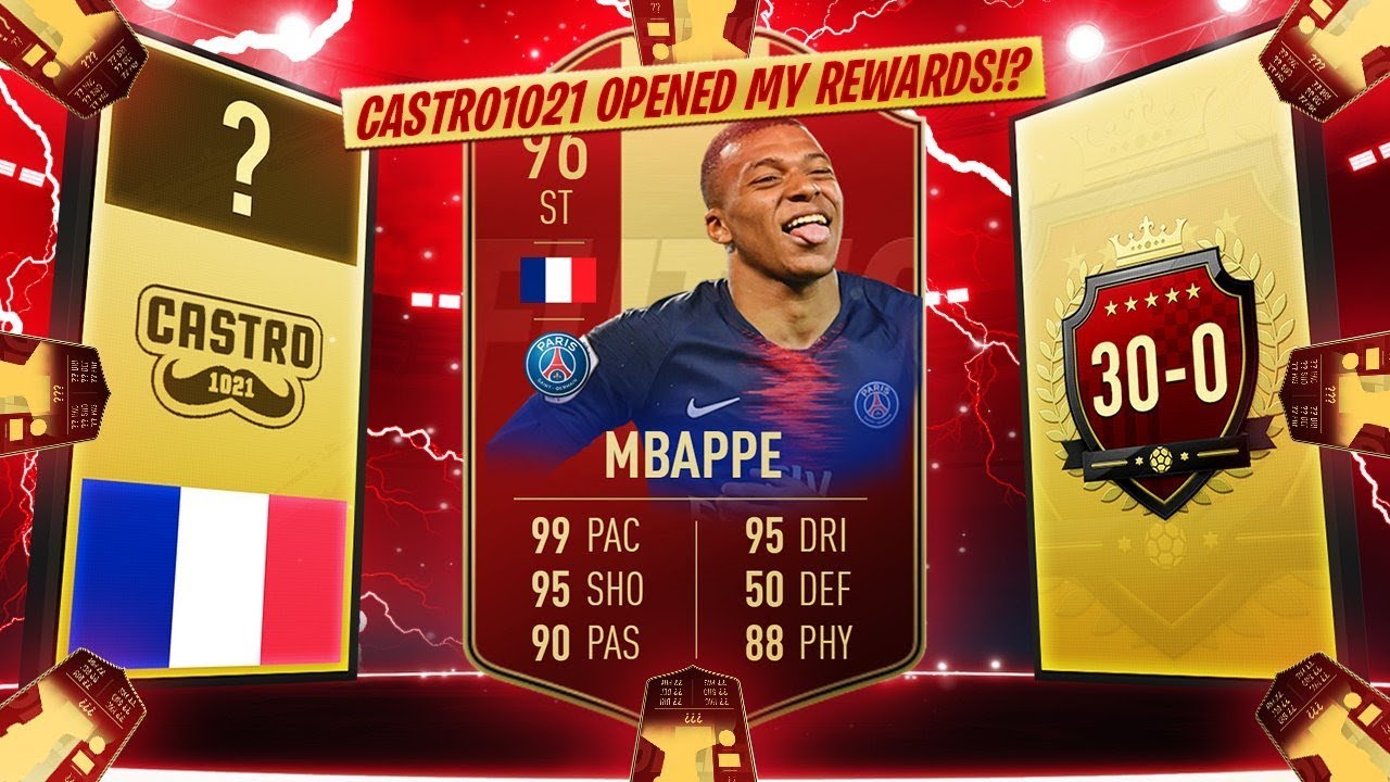 CASTRO OPENED MY PACKS! 30-0 TOP 100 FUT CHAMPS REWARDS FIFA 19 ULTIMATE TEAM