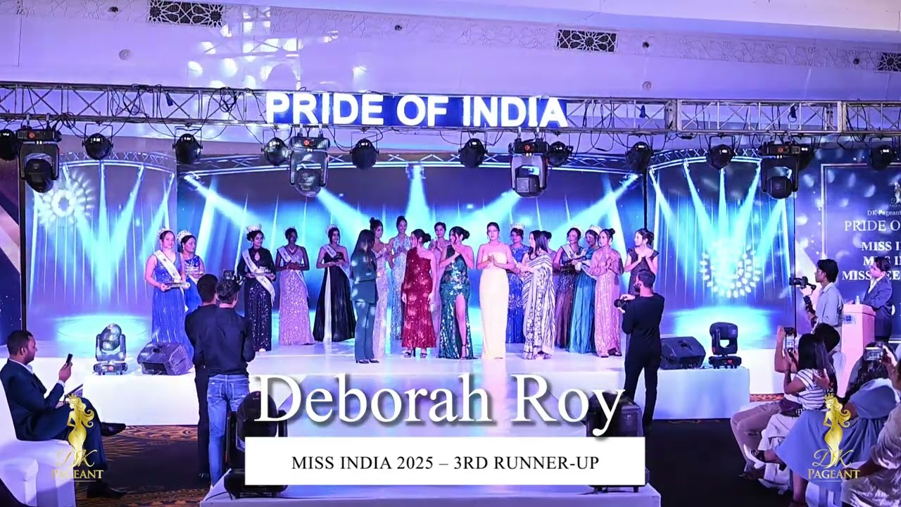 crowning moment Deborah Roy has been crowned Miss India 2025 – 3rd Runner-Up