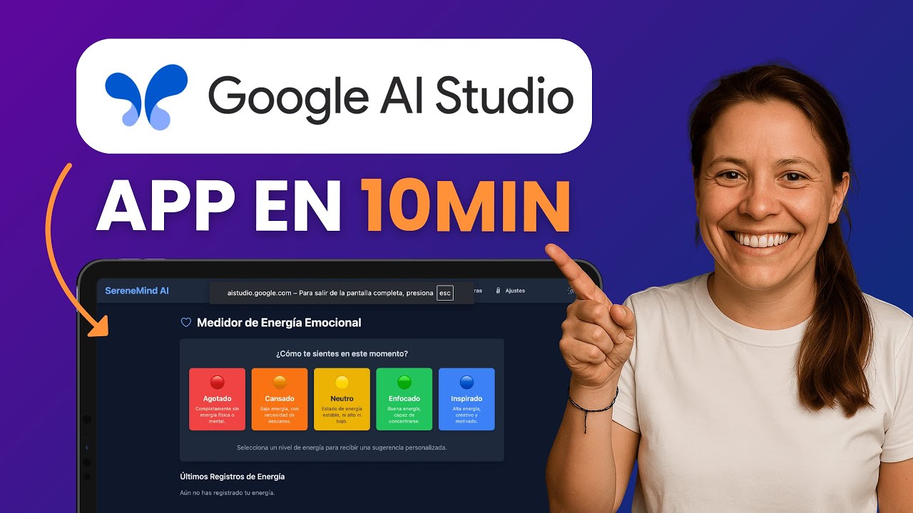 Google AI Studio: Crea tu App Gratis y Sin C&oacute;digo