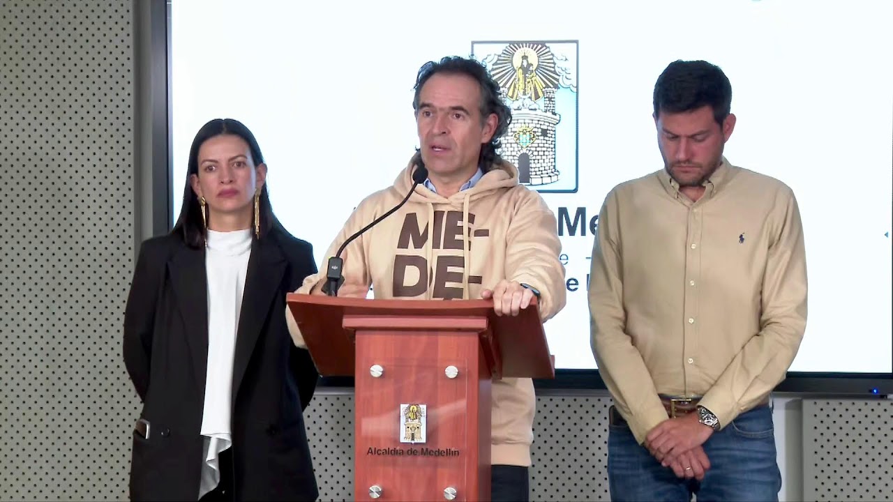 🔴 #EnVivo El alcalde de Medellín, entrega detalles sobre las presentaciones de Bad Bunny en Medellín