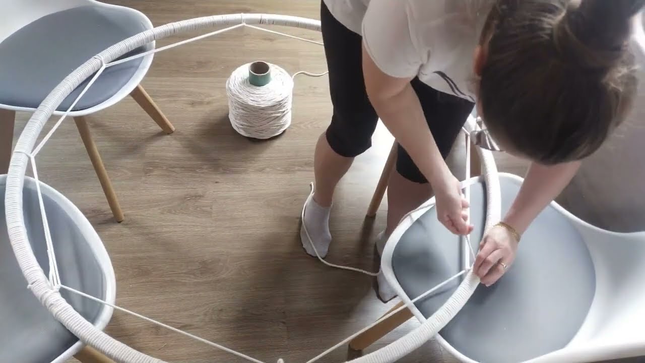 Макраме качели ЧАСТЬ 1 / Макраме подвесные качели учебник DIY гамак RIM гамак #макрама #качели