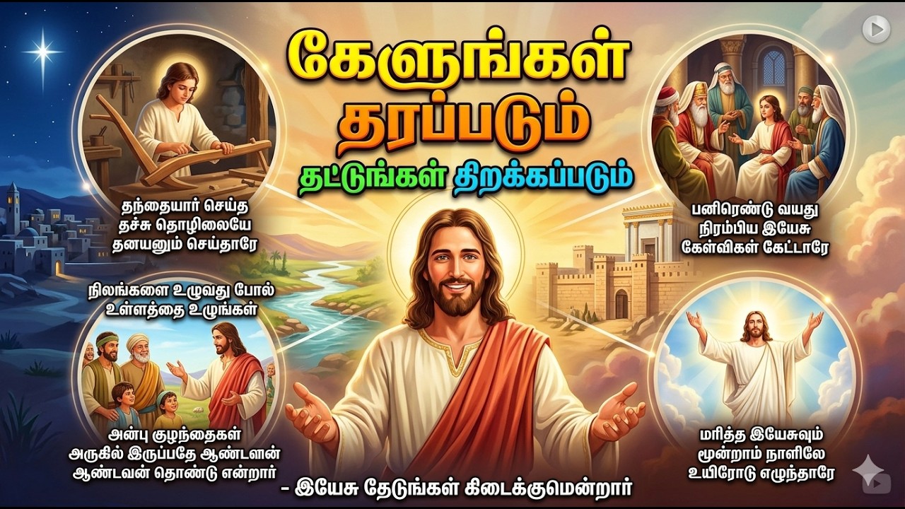 கேளுங்கள் தரப்படும் தட்டுங்கள் திறக்கப்படும் பாடல்| kelungal tharapadum tattungal thirakkapadum song